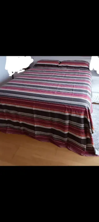 Funda nórdica grande a rayas