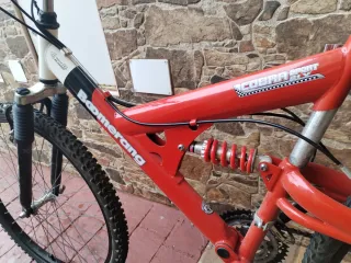 Bicicleta juvenil roja