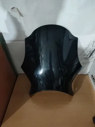 Cúpula para moto negra