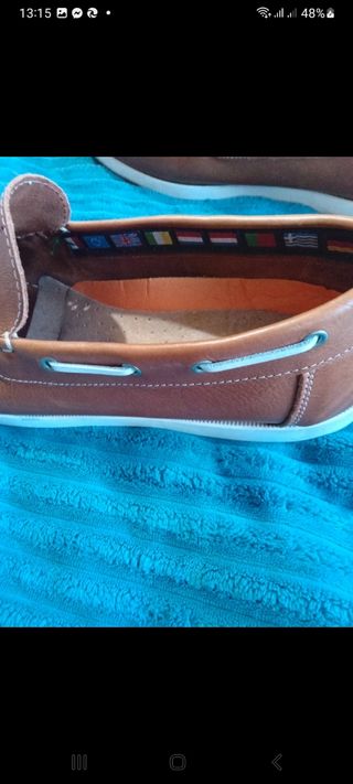 Mocasines de piel Sachini Talla 46