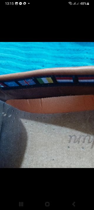 Mocasines de piel Sachini Talla 46