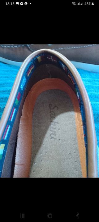 Mocasines de piel Sachini Talla 46