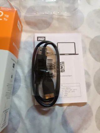 WD 2TB Disco Duro Externo Portátil 2.5" NUEVO