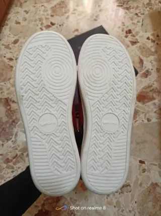 Stivaletti donna Gas borgogna con dettagli oro