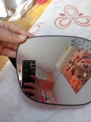 Tapa y espejo BMW X1 izquierdo gris