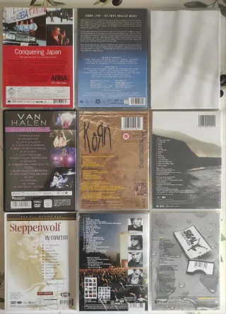 Lote DVDs Música Rock Clásico