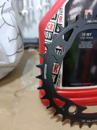 Plato Bici FSA Megatooth 34T Negro