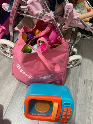 Juguetes de cocina y microondas