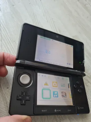 Nintendo 3DS Negra Sin Uso