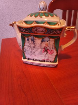 Tetera Hamlet William Shakespeare Cerámica