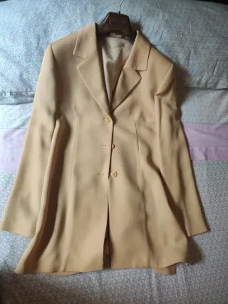 Chaqueta Zara Vintage Talla 40 Beige