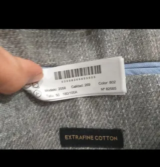 Chaqueta americana azul y gris