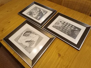 Cuadros Dibujos Escher (Set de 3)