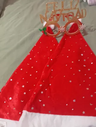 Gorro y Gafas Navideñas Felíz Navidad