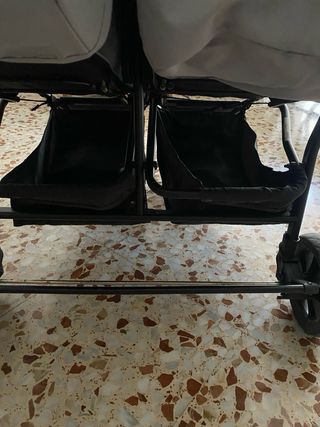 Carrito gemelar ligero Asalvo Baby