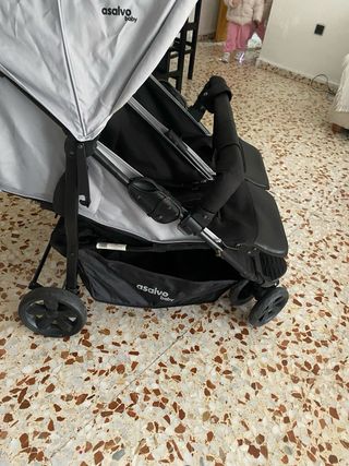 Carrito gemelar ligero Asalvo Baby