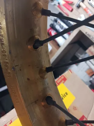 Rueda trasera moto enduro 74