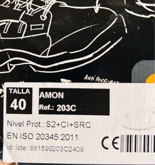 Calzado de seguridad Mendi mujer T40