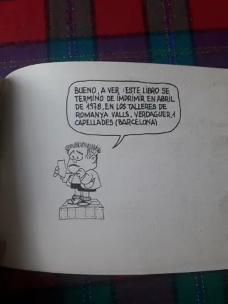 Libro cómic Mafalda 1