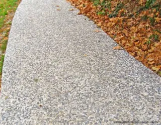 Árido visto para exteriores