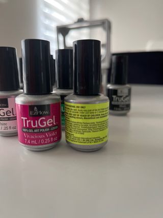 Maletín EzFlow TruGel 12 Colores Nail Art Nuevo