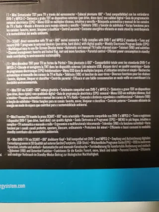 TDT antiguo, reproduce multimedia (ver descripc)