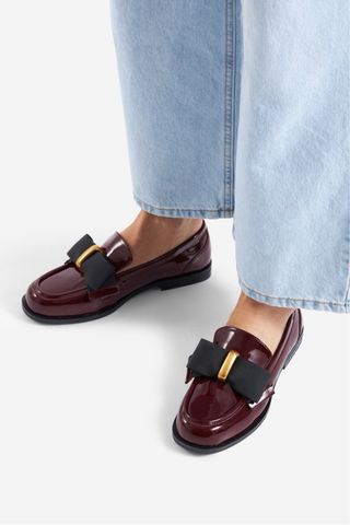 Mocasines Cesare Gaspari Mujer Rojo