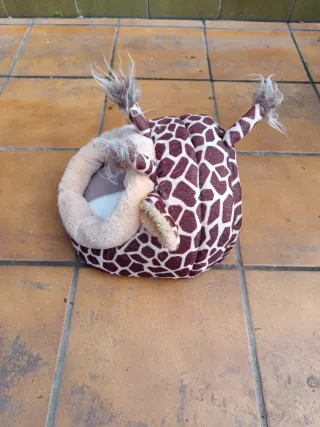 Camita Jirafa para Mascotas Pequeñas