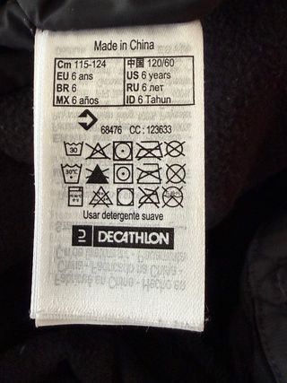 Mono de esquí infantil Wedze 5-7 años.