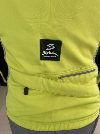 Giubbotto Ciclismo Donna Spiuk Verde e Nero