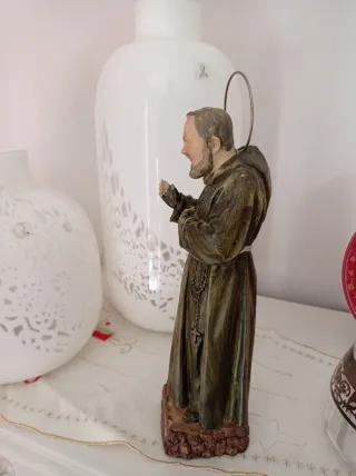 San Pio Pietrelcina Marmolina 33cm