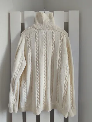 Zara: jersey de punto de algodón -XL-