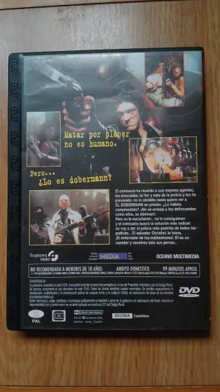 DVD Dobermann Película Acción Thriller