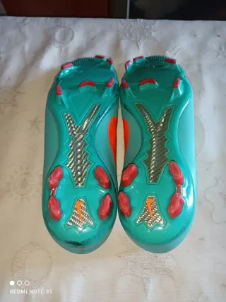 Zapatillas Fútbol Nike Mercurial Naranja/Turquesa