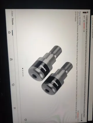 Extremos Manillar TMAX Aluminio