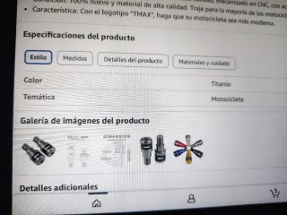 Extremos Manillar TMAX Aluminio