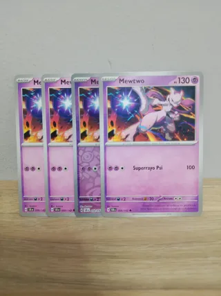 Pokémon Playset x4 Mewtwoo