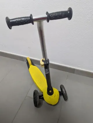 Patinete Decathlon 3 Ruedas Amarillo