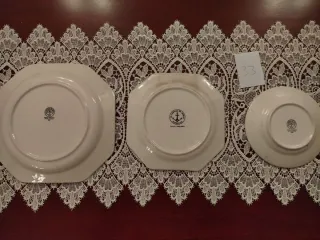 Lote 3 platos La Cartuja serie Canasto