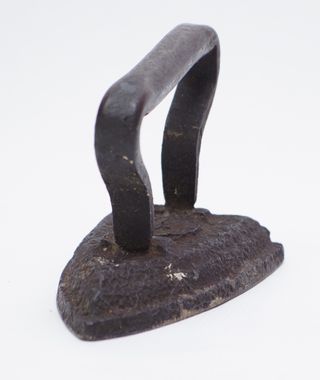 Plancha Antigua Hierro - Decoración Rústica S. XIX