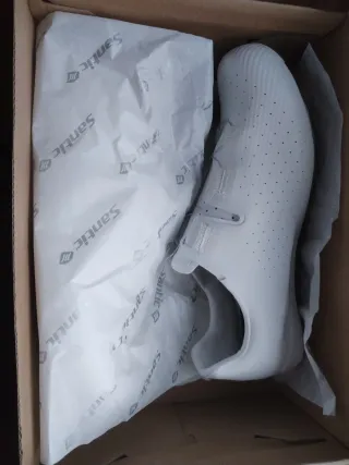 Zapatillas Ciclismo Santic Blancas Nuevas