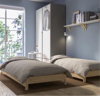 Cama nido IKEA madera 2 colchones