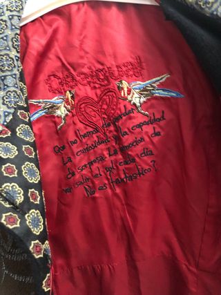 Abrigo Desigual Talla Única Multicolor