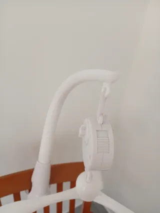 Móvil cuna peluches oso y conejo