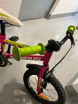 Bicicleta infantil niña rosa