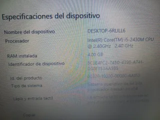 Portátil Sony VAIO Plata y Blanco i5