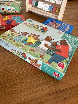 Lote 7 juegos mesa educativos 2+ años