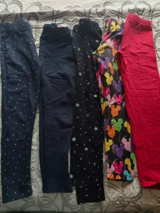 Lote 5 mallas niña estampadas