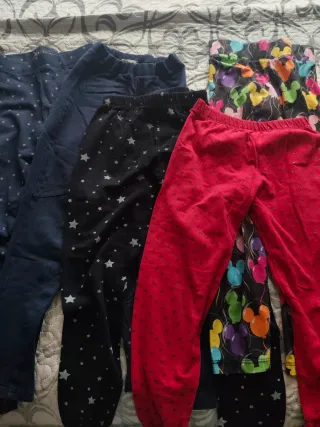 Lote 5 mallas niña estampadas