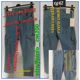 Jeans Eilous Cargo tg 42 Nuovo